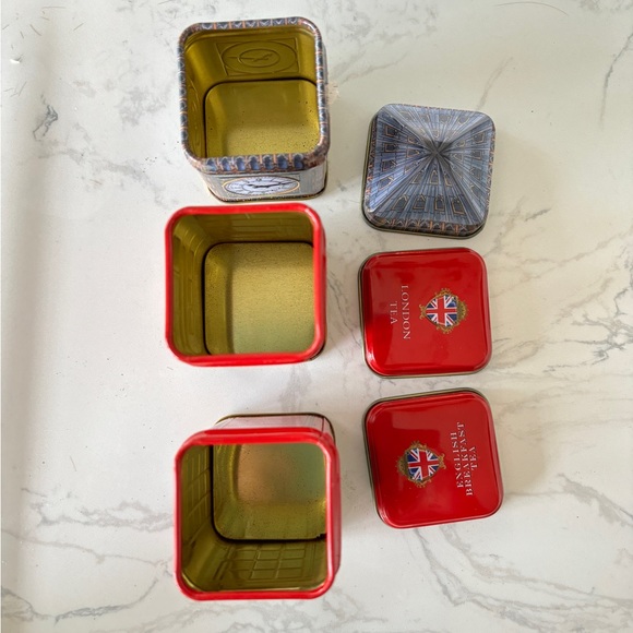 English Tea tins - set of three. - Picture 8 of 8